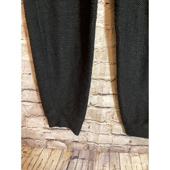 Offline by Aerie Jogger Pants Womens Small Black Popcorn Knit Lounge Wear Cotton - Picture 6 of 16